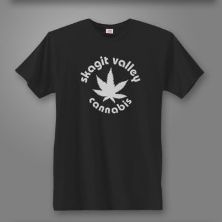 Skagit Valley Cannabis T-shirt White Recreational Cannabis Skagit Apparel & Cannabis Culture